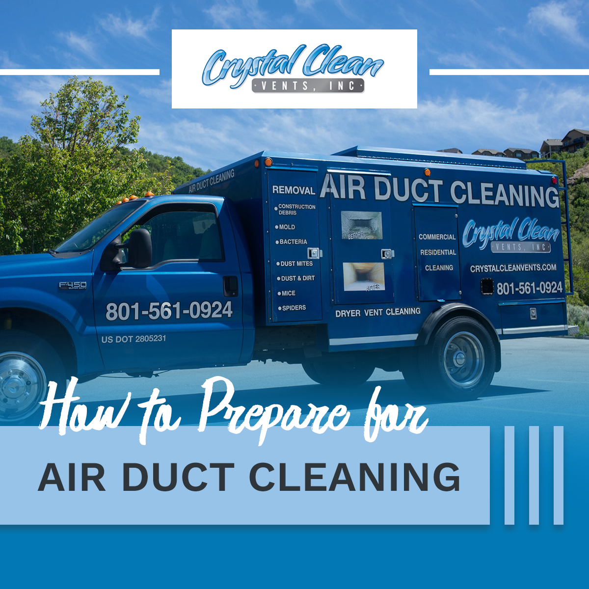 How to Prepare for Air Duct Cleaning | Crystal Clean Vents
